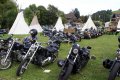 unzählige Harleys auf der Sternenwiese